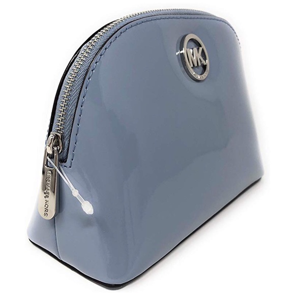 Michael Kors Fulton Patent Leather Cosmetic Pouch - Picture 2 of 3